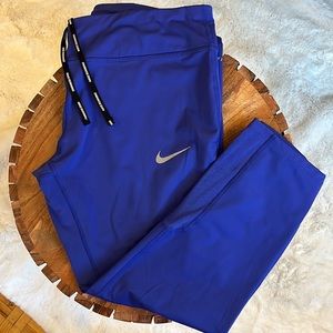 Nike Dri-Fit 3/4 Running Blue Leggings